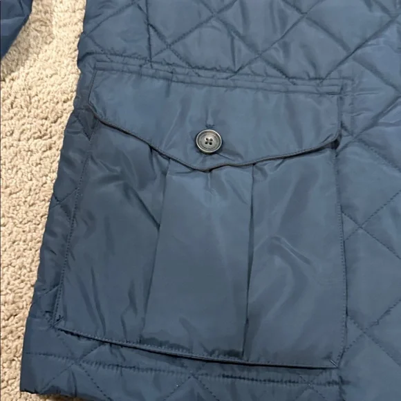 Joseph Abboud Quilted Dark Blue Jacket - Picture 6 of 8